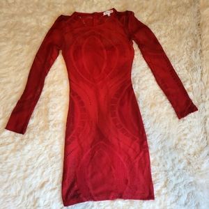 Small Red Lace Dress